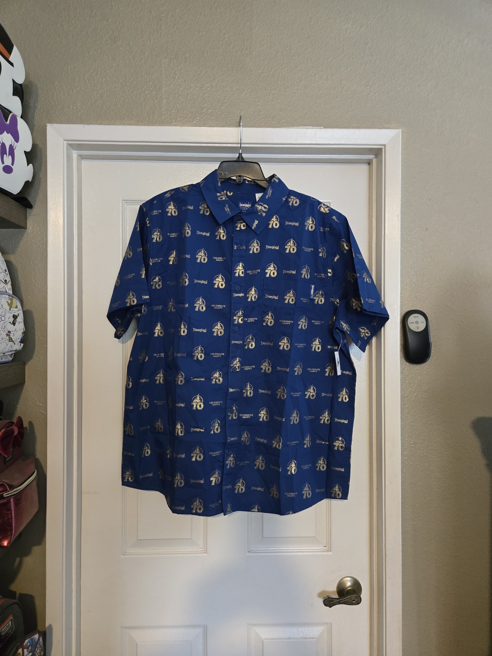Disney 70 Celebration Men's Short-Sleeve Button-Down